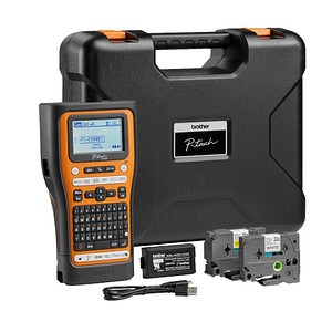 brother P-touch E560BT Beschriftungsgerät orange, schwarz