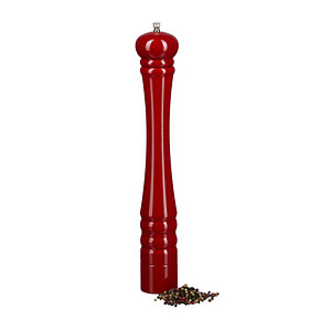 relaxdays Pfeffermühle rot Höhe: 40,0 cm, 1 St.