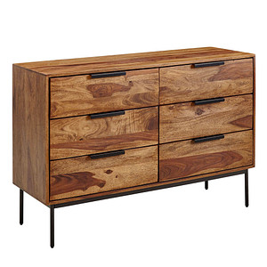 WOHNLING Kommode, WL6.564 sheesham 117,0 x 42,0 x 80,0 cm, 1 St.