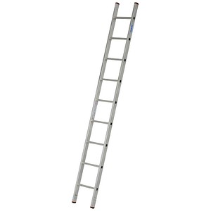 KRAUSE Anlegeleiter MONTO Sibilo silber 9 Sprossen, H: 270,0 cm