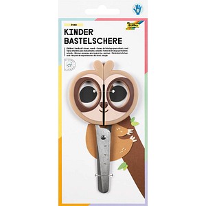 folia Kinderschere SLOTH braun 16,0 cm