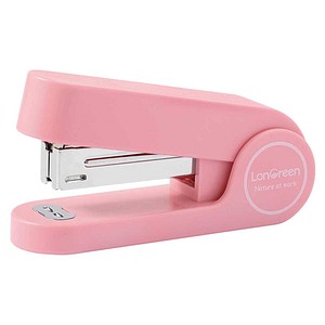 deli Heftgerät LonGreen rosa, 1 St.