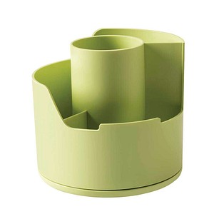 deli Stiftehalter Longreen grün Kunststoff 4 Fächer 12,5 x 12,5 x 11,4 cm
