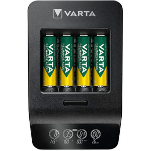 VARTA LCD SMART CHARGER+ Akku-Ladegerät inkl. Akkus