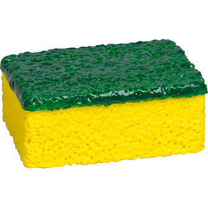 BRUNNEN Radiergummi Schwamm grün, gelb, 1 St.