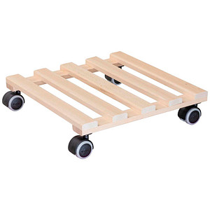 WAGNER® design yourself Pflanzenroller GH 0438 Holz buche quadratisch 34,0 x 8,0 cm