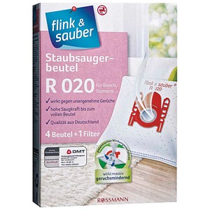 flink & sauber R 020 Staubsaugerbeutel, 4 St.