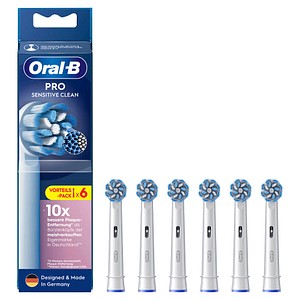 Oral-B PRO Sensitive Clean Zahnbürstenaufsätze, 6 St.