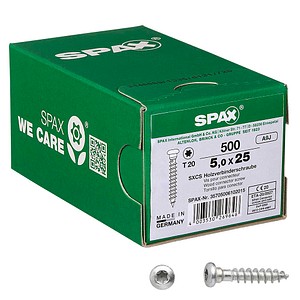 SPAX® Holzbauschrauben SXCS SOK TS20 A9J 35705006102015 5 mm x 25 mm, 500 St.