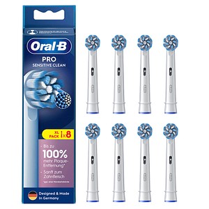 Oral-B PRO Sensitive Clean Zahnbürstenaufsätze, 8 St.