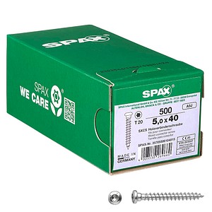 SPAX® Holzbauschrauben SXCS SOK TS20 A9J 35705006104015 5 mm x 40 mm, 500 St.