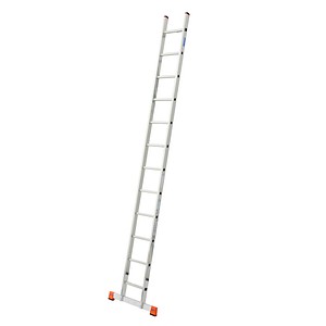 KRAUSE Anlegeleiter MONTO Sibilo alu 12 Sprossen, H: 355,0 cm