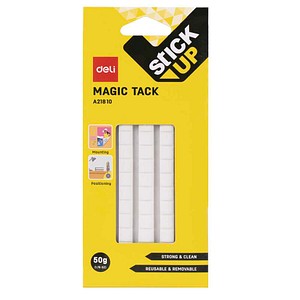 deli Stick Up MAGIC TACK doppelseitige Klebepads für max. 50,0 g, 10,0 x 10,0 mm, 90 St.