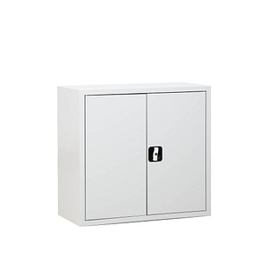 Gürkan Stahlschrank 100003 lichtgrau 80,0 x 38,0 x 75,0 cm, aufgebaut