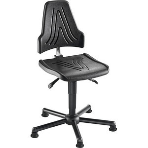 meychair XXL Arbeitsdrehstuhl W19-25-TG-PU ESD schwarz