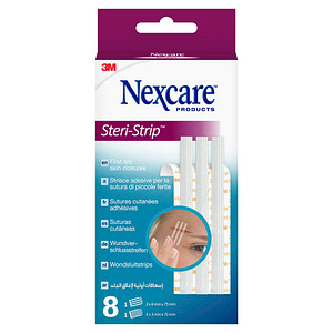 Nexcare™ Klammerpflaster Steri-Strip R150C weiß, 8 St.