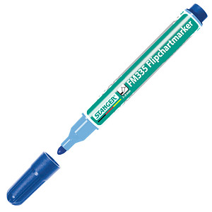 STANGER FM335 Flipchart-Marker blau 1,0 - 3,0 mm, 1 St.