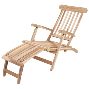 Garden Pleasure Gartenstuhl mit Armlehnen JAVA braun, 1 St.