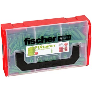 AKTION: fischer FixTainer - UX-Green-Box 532894 Universaldübel-Sortiment, 210-teilig mit Prämie nach Registrierung