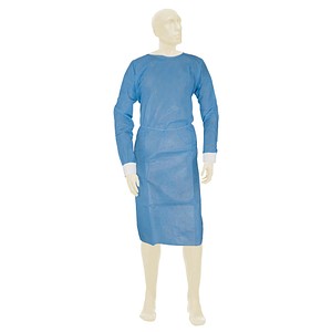 Meditrade® unisex Schutzkittel BeeSana® SMS blau Einheitsgröße 10 St.