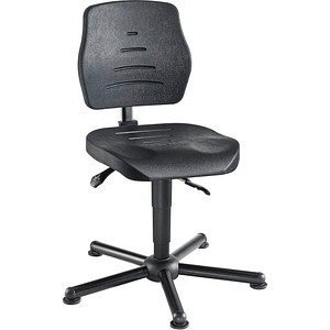 meychair XXL Arbeitsdrehstuhl W15-25-TG-PU schwarz