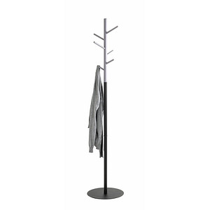 HAKU Möbel Kleiderständer 54524 schwarz Metall 6 Haken 36,0 x 170,0 cm, 1 St.