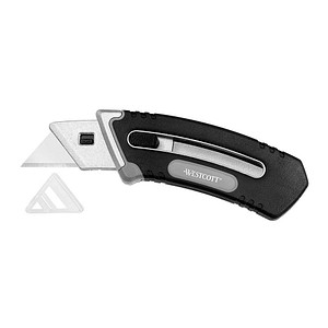 WESTCOTT Cuttermesser Collapsible Utility Knife schwarz 18 mm, 1 St.