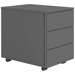 BaseLite Rollcontainer grafit 3 Auszüge 39,5 x 54,8 x 51,0 cm