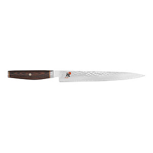 ZWILLING Tranchiermesser MIYABI 6000 MCT silber, braun glatt, Klinge: 24,0 cm, 1 St.