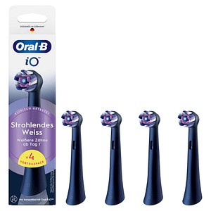 Oral-B iO Strahlendes Weiss Zahnbürstenaufsätze, 4 St.