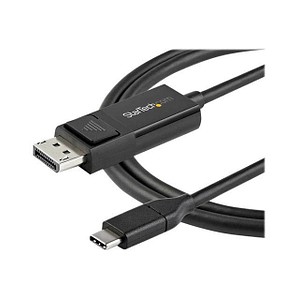 StarTech.com USB C/DisplayPort Kabel 1,0 m schwarz
