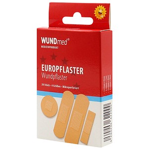WUNDmed® Pflaster Europflaster 02-041 beige, 20 St.