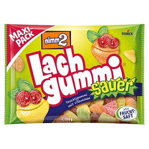 nimm2® Lachgummi Happies Sauer Fruchtgummi 325,0 g, 1 St.