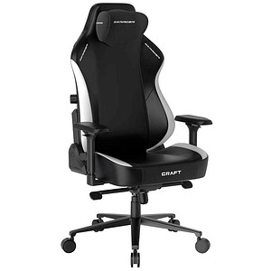 DXRacer Gaming Stuhl Craft Serie, Größe L, GC/LCF23LTA/NW Kunstleder schwarz