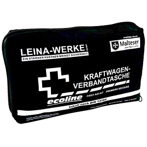 LEINA-WERKE Erste-Hilfe-Tasche KFZ Compact DIN 13164 schwarz