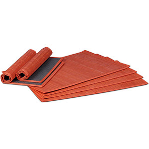 relaxdays Platzset rot 30,0 x 45,0 cm, 6 St.