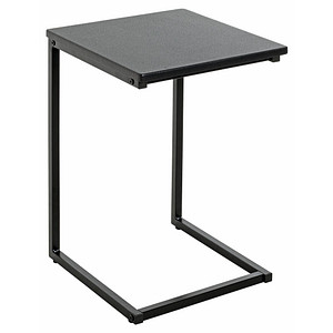 HAKU Möbel Beistelltisch rechteckig MDF-Platte schwarz 33,0 x 35,0 x 60,0 cm, 1 St.