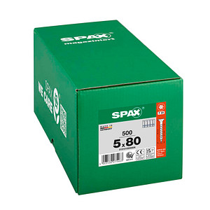 SPAX® Universalschrauben T20 Senkkopf WIROX 80mm  x 5 mm, 200 St.