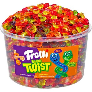 Trolli SQUIGGLE Twist Fruchtgummi, 150 St.