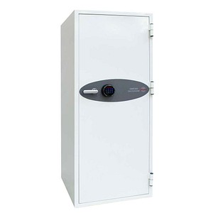 phoenix Tresor DATA COMMANDER mit Feuerschutz signalweiß 69,0 x 72,0 x 168,5 cm