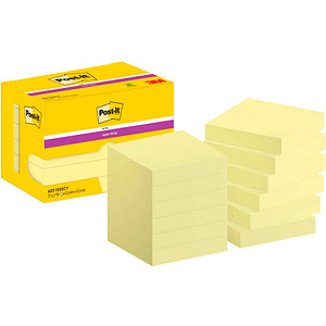 Post-it® Super Sticky  Haftnotizen extrastark 62212SY gelb 12 Blöcke