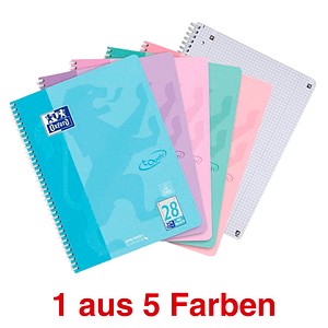 OXFORD Collegeblock TOUCH kariert mit Rand DIN A4 mit Rand, 1 Block