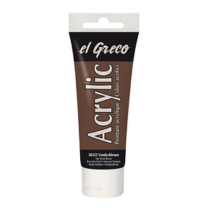 KREUL el Greco Acrylfarbe vandyckbraun 75,0 ml, 1 St.