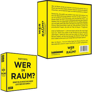 kylskapspoesi Wer im Raum? Denkst du du weißt,was andere über dich denken? Kartenspiel, 1 St.