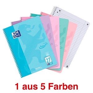 OXFORD Collegeblock TOUCH liniert mit Rand DIN A4 mit Rand, 1 Block