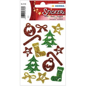 HERMA Aufkleber 3728 Weihnachtsmotive, 14 Etiketten