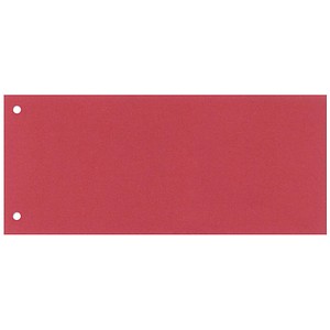 dots Trennstreifen dunkelrot, 190 g/qm Karton 24,0 x 10,5 cm, 100 Blatt