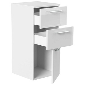 POSSEIK Bad-Hängeschrank 75 weiß glanz 36,8 x 35,2 x 75,0 cm