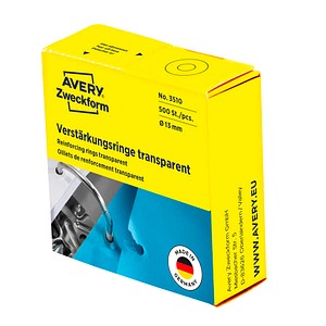 AVERY Zweckform Lochverstärker transparent, 500 St.