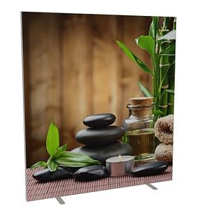 PAPERFLOW Trennwand easyScreen, Zen bunt 160,0 x 173,2 cm, 1 St.
